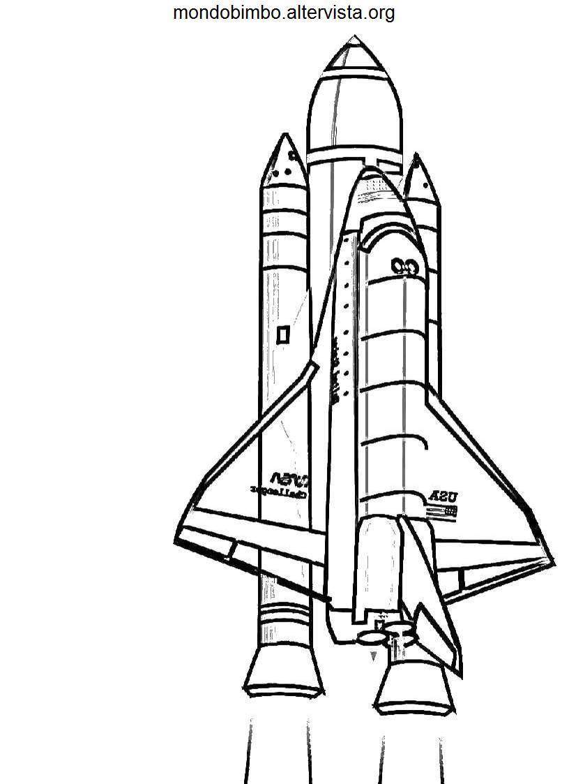 ぬりえページ: 宇宙船 (交通機関) #140467 - 無料の印刷可能なぬりえページ