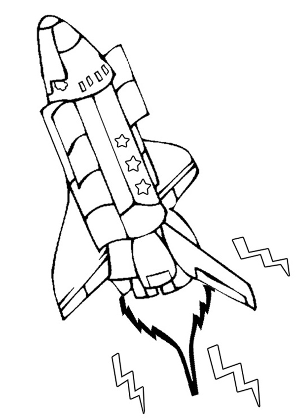 ぬりえページ: 宇宙船 (交通機関) #140469 - 無料の印刷可能なぬりえページ