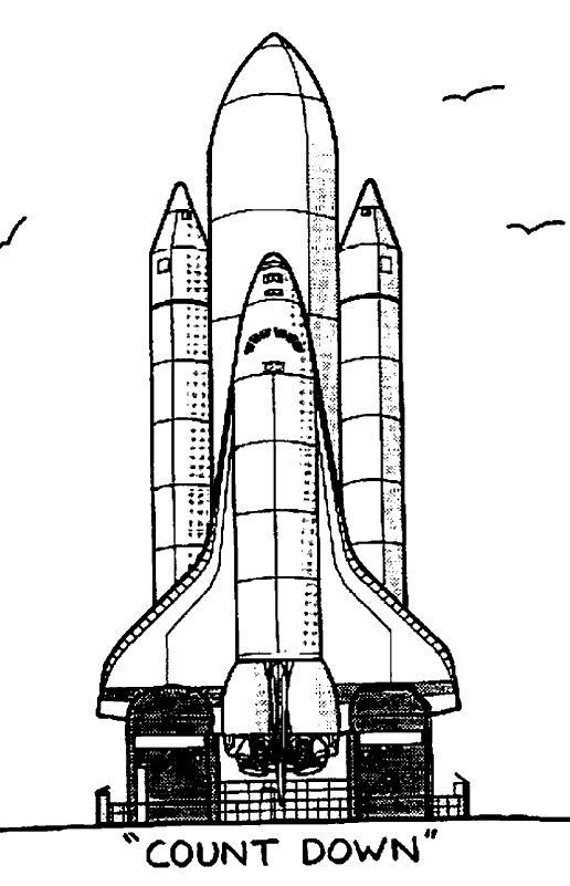 ぬりえページ: 宇宙船 (交通機関) #140482 - 無料の印刷可能なぬりえページ