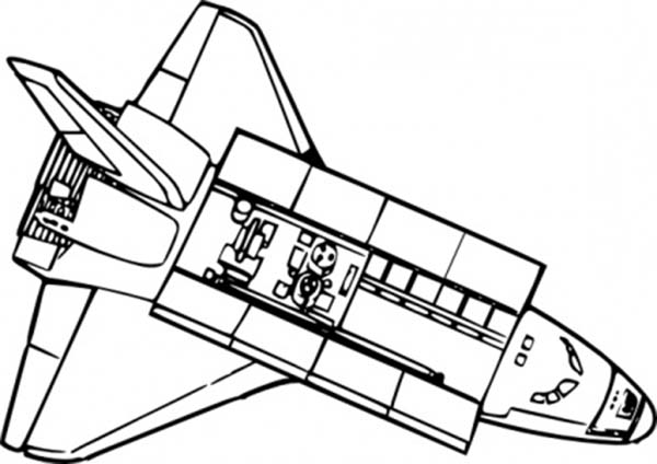 ぬりえページ: 宇宙船 (交通機関) #140522 - 無料の印刷可能なぬりえページ