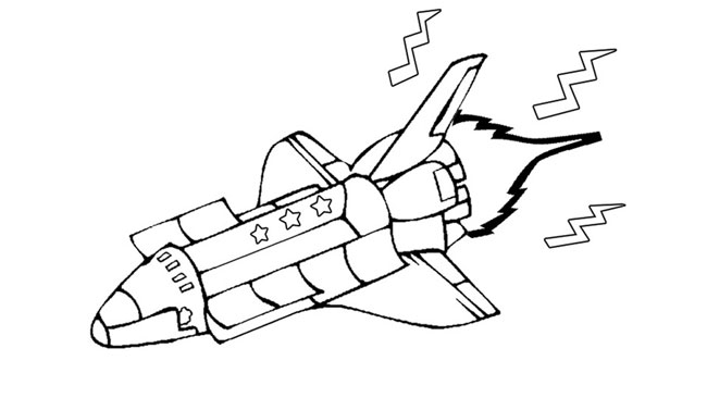 ぬりえページ: 宇宙船 (交通機関) #140524 - 無料の印刷可能なぬりえページ