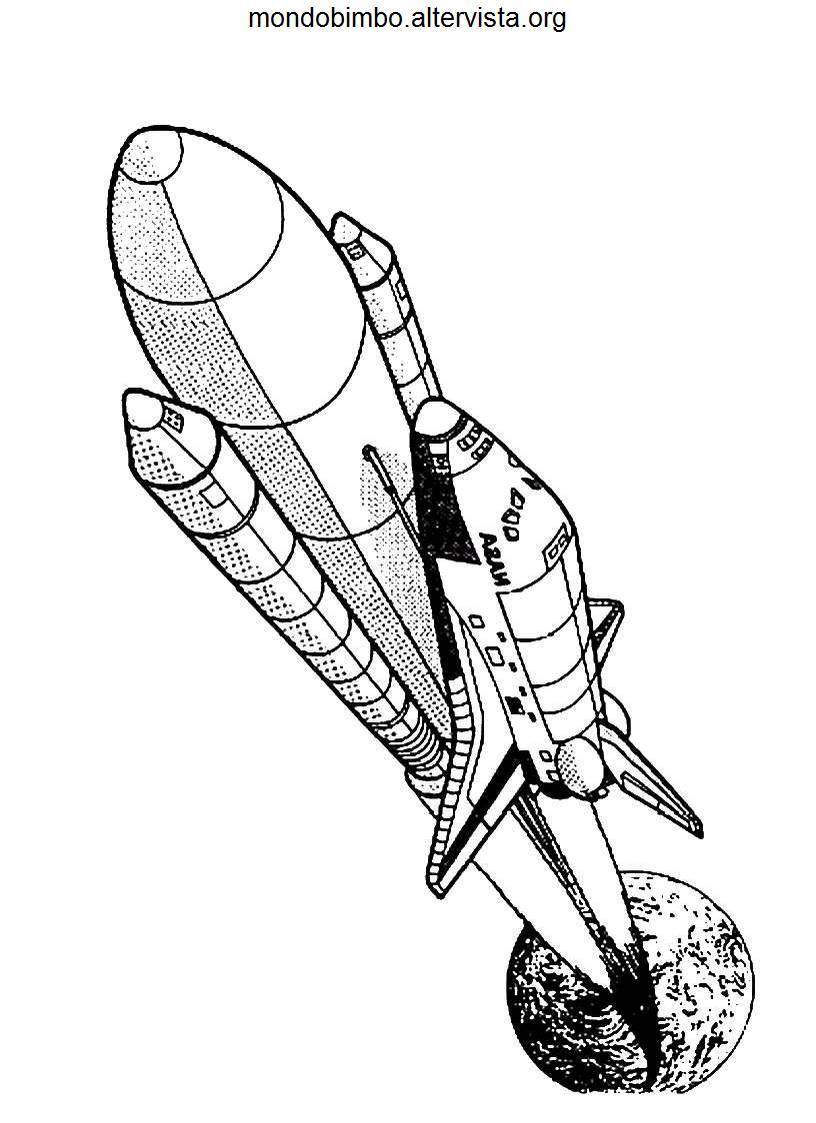 ぬりえページ: 宇宙船 (交通機関) #140546 - 無料の印刷可能なぬりえページ