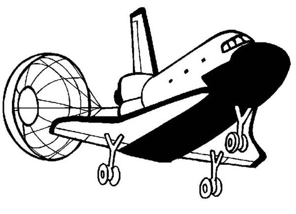 ぬりえページ: 宇宙船 (交通機関) #140617 - 無料の印刷可能なぬりえページ