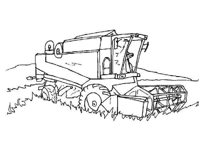 ぬりえページ: トラクター (交通機関) #141928 - 無料の印刷可能なぬりえページ