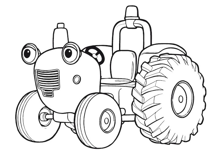 ぬりえページ: トラクター (交通機関) #141936 - 無料の印刷可能なぬりえページ
