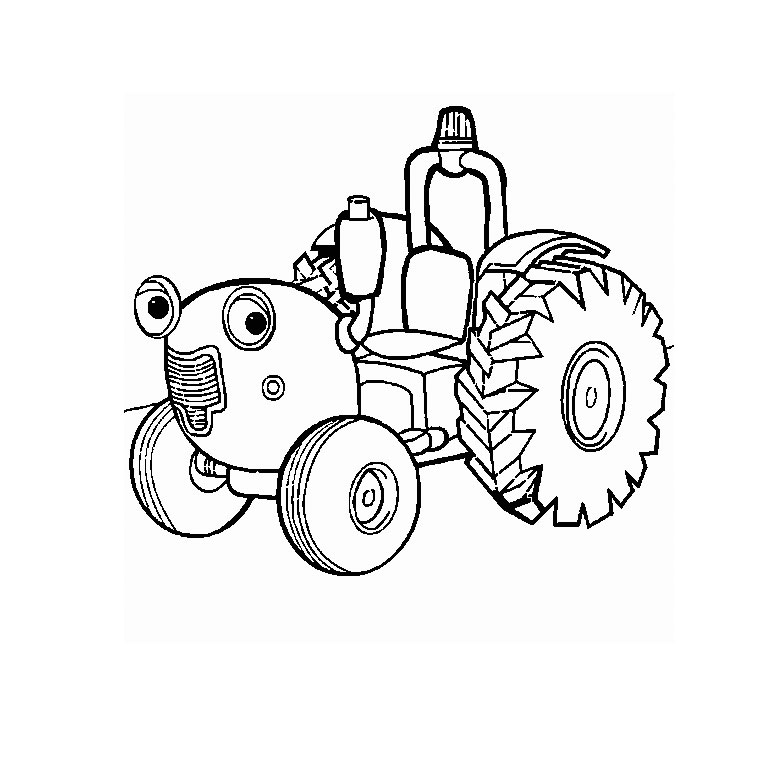 ぬりえページ: トラクター (交通機関) #141944 - 無料の印刷可能なぬりえページ