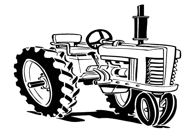 ぬりえページ: トラクター (交通機関) #141994 - 無料の印刷可能なぬりえページ