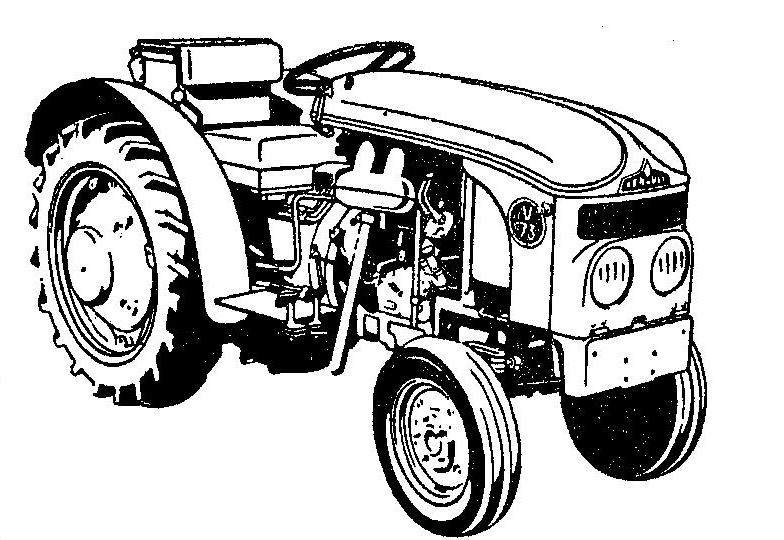 ぬりえページ: トラクター (交通機関) #142048 - 無料の印刷可能なぬりえページ