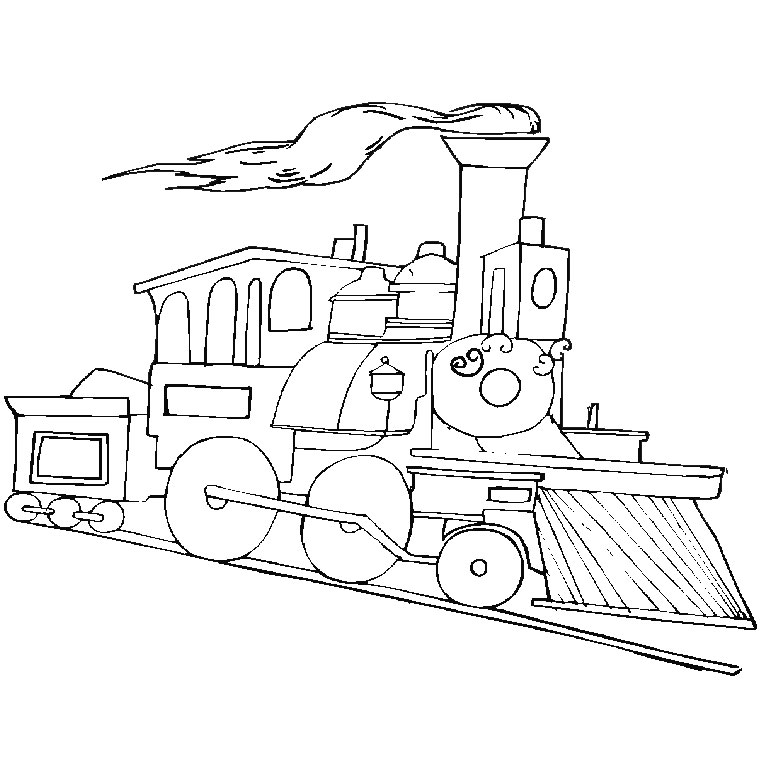 ぬりえページ: 電車・機関車 (交通機関) #135030 - 無料の印刷可能なぬりえページ
