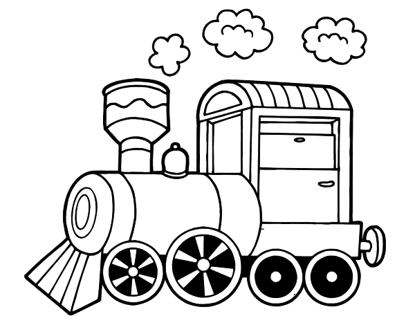 ぬりえページ: 電車・機関車 (交通機関) #135035 - 無料の印刷可能なぬりえページ
