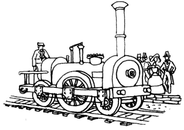 ぬりえページ: 電車・機関車 (交通機関) #135038 - 無料の印刷可能なぬりえページ