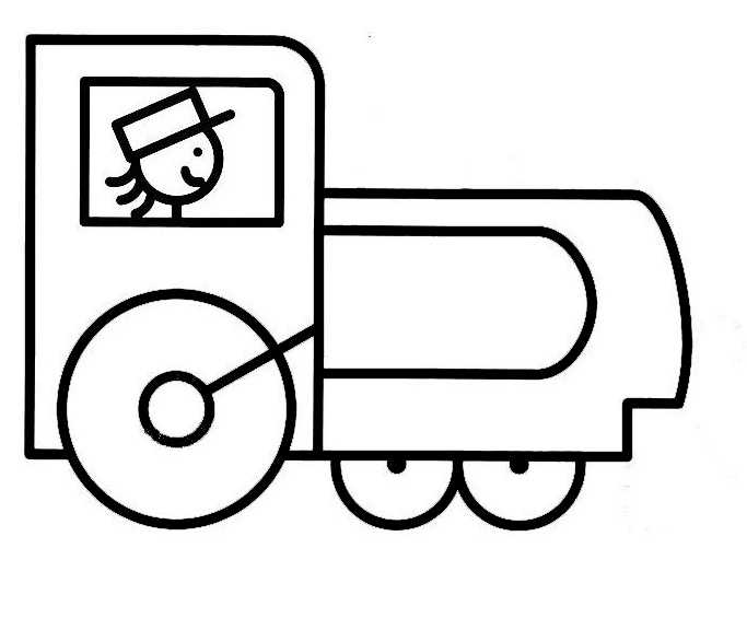 ぬりえページ: 電車・機関車 (交通機関) #135044 - 無料の印刷可能なぬりえページ