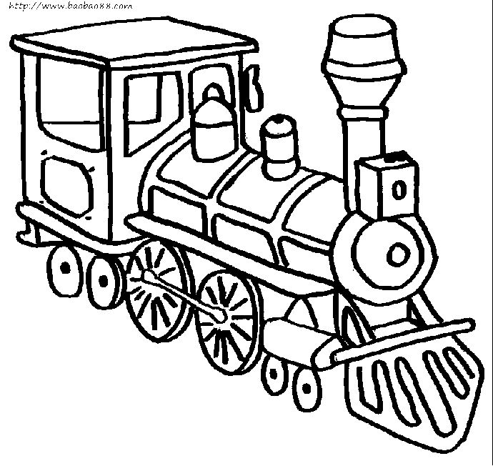 ぬりえページ: 電車・機関車 (交通機関) #135094 - 無料の印刷可能なぬりえページ