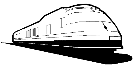 ぬりえページ: 電車・機関車 (交通機関) #135117 - 無料の印刷可能なぬりえページ