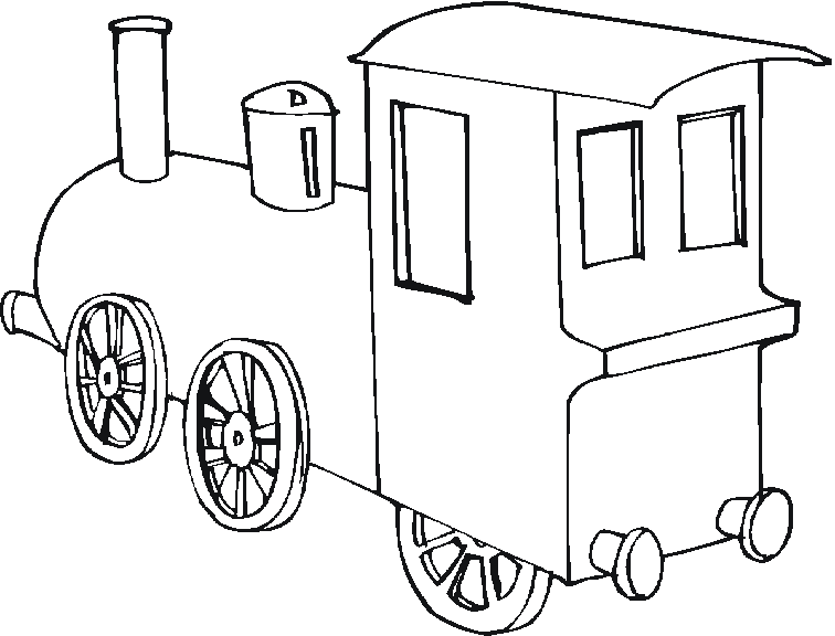 ぬりえページ: 電車・機関車 (交通機関) #135130 - 無料の印刷可能なぬりえページ