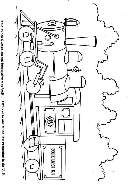 ぬりえページ: 電車・機関車 (交通機関) #135189 - 無料の印刷可能なぬりえページ