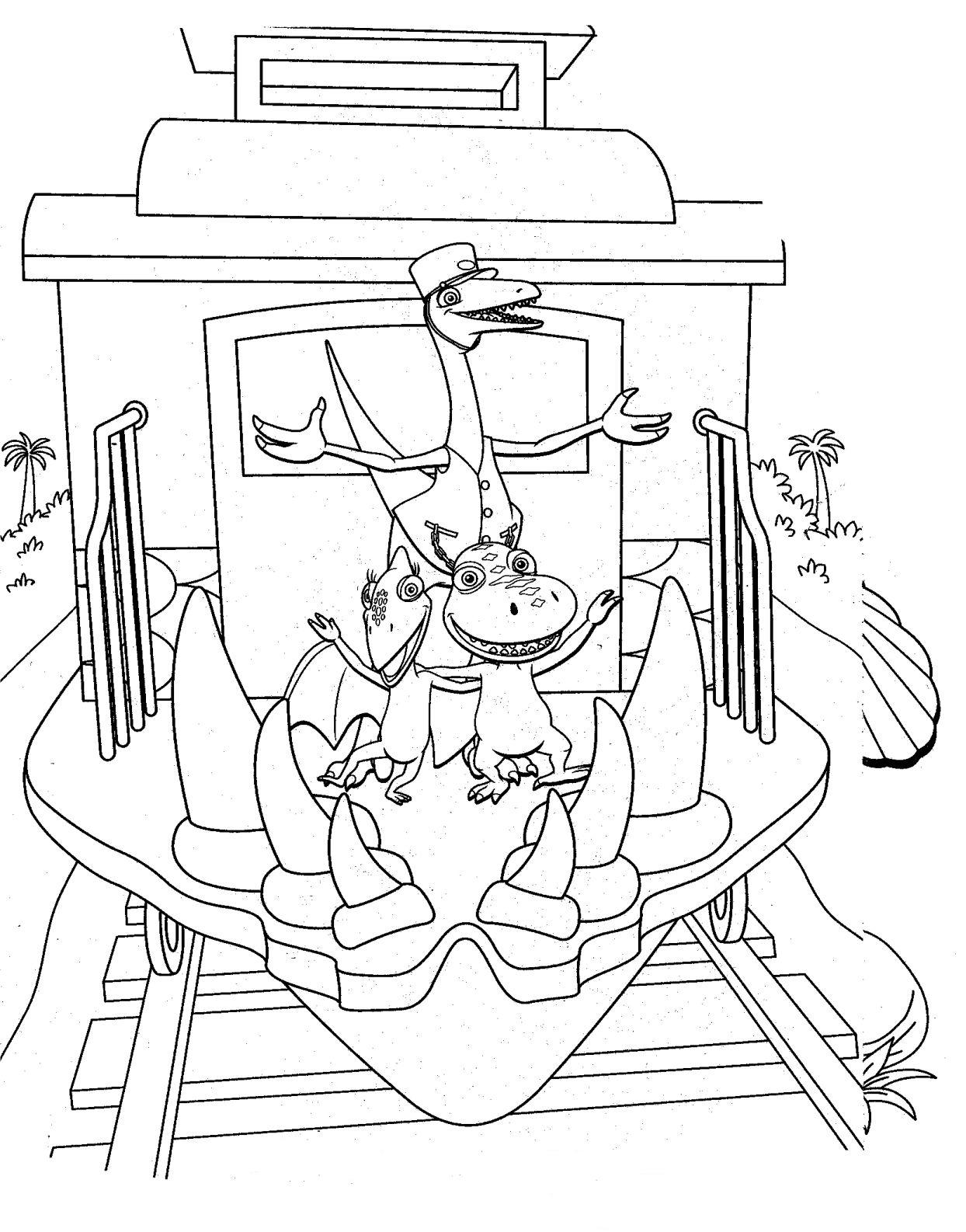ぬりえページ: 電車・機関車 (交通機関) #135201 - 無料の印刷可能なぬりえページ