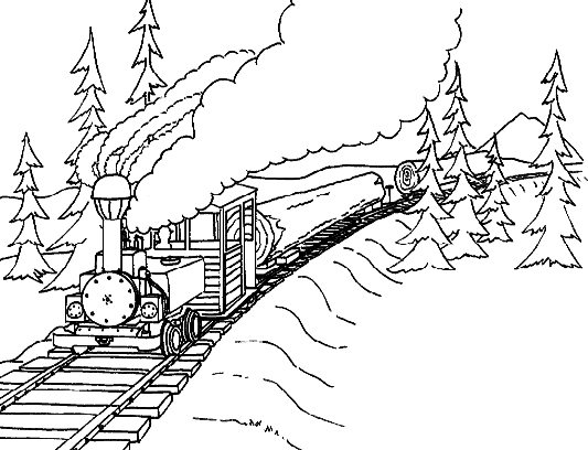 ぬりえページ: 電車・機関車 (交通機関) #135204 - 無料の印刷可能なぬりえページ