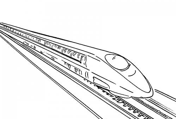 ぬりえページ: 電車・機関車 (交通機関) #135245 - 無料の印刷可能なぬりえページ