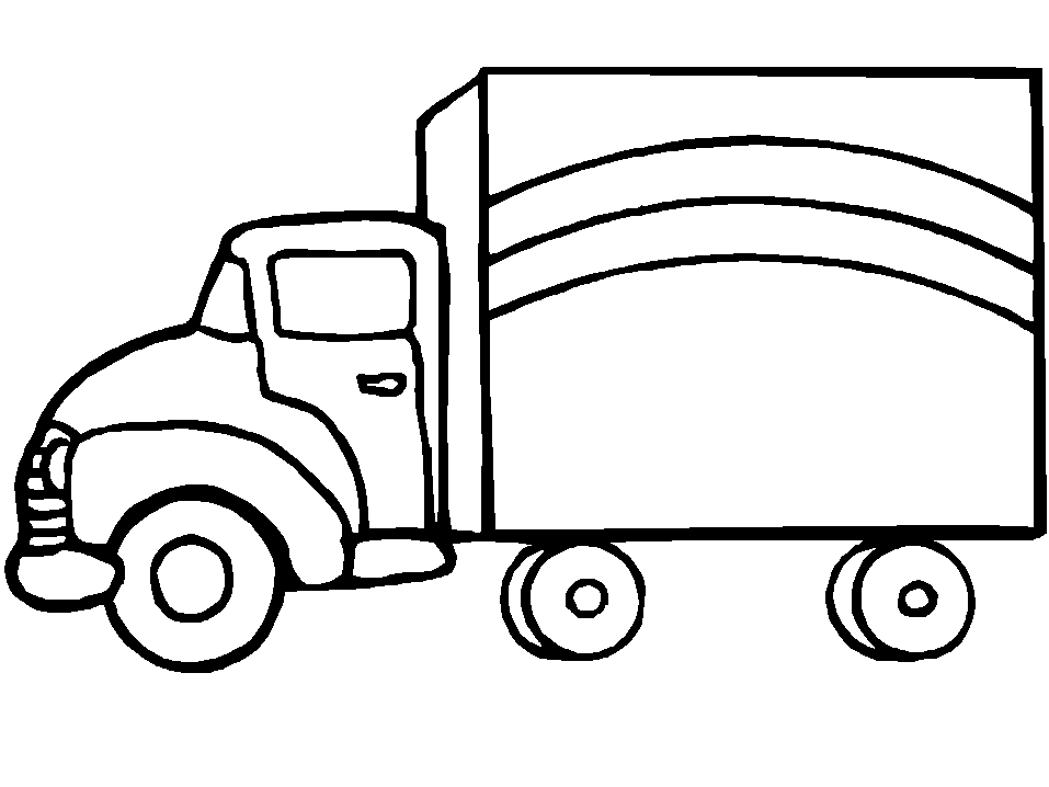 ぬりえページ: トラック (交通機関) #135531 - 無料の印刷可能なぬりえページ