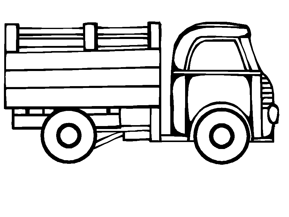 ぬりえページ: トラック (交通機関) #135545 - 無料の印刷可能なぬりえページ