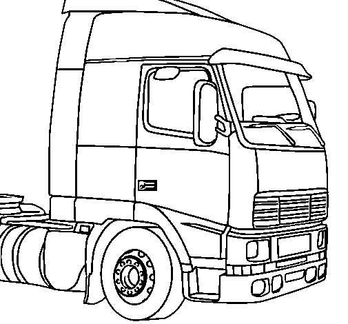 ぬりえページ: トラック (交通機関) #135553 - 無料の印刷可能なぬりえページ