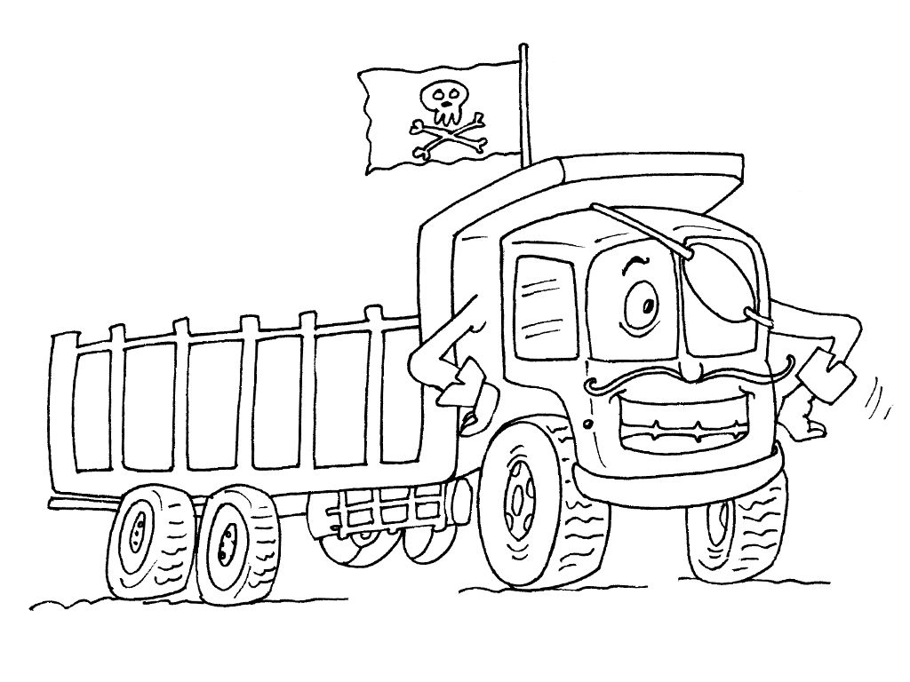 ぬりえページ: トラック (交通機関) #135558 - 無料の印刷可能なぬりえページ