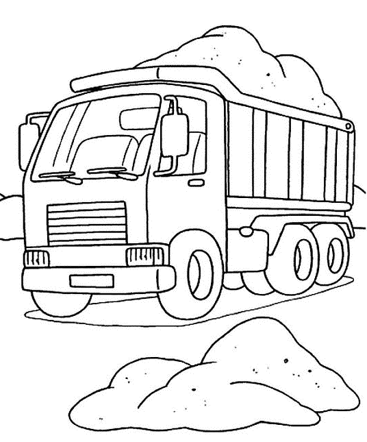 ぬりえページ: トラック (交通機関) #135565 - 無料の印刷可能なぬりえページ