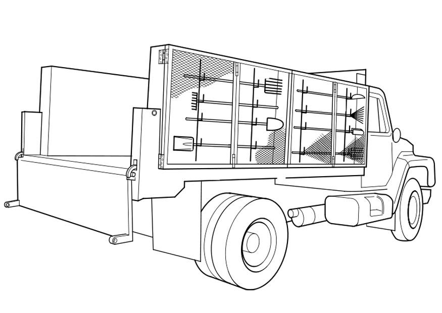 ぬりえページ: トラック (交通機関) #135579 - 無料の印刷可能なぬりえページ