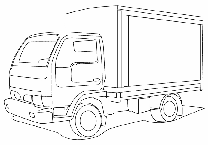 ぬりえページ: トラック (交通機関) #135604 - 無料の印刷可能なぬりえページ