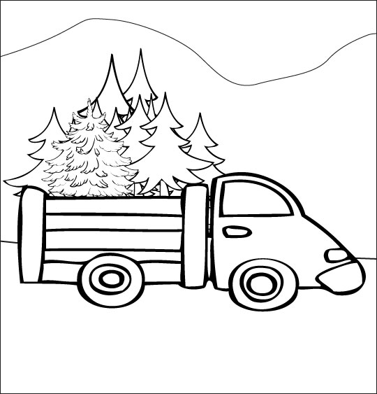 ぬりえページ: トラック (交通機関) #135607 - 無料の印刷可能なぬりえページ