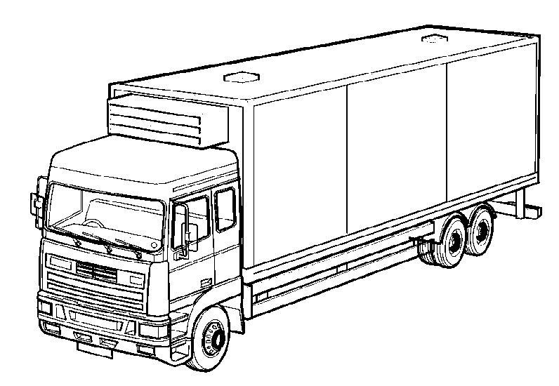 ぬりえページ: トラック (交通機関) #135635 - 無料の印刷可能なぬりえページ