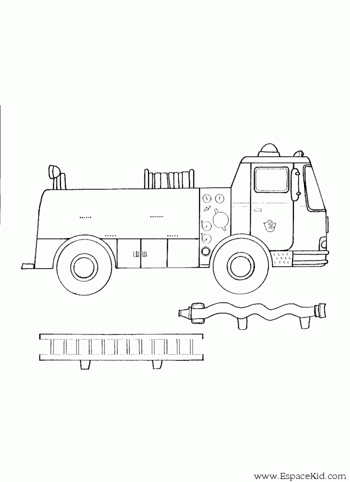 ぬりえページ: トラック (交通機関) #135637 - 無料の印刷可能なぬりえページ