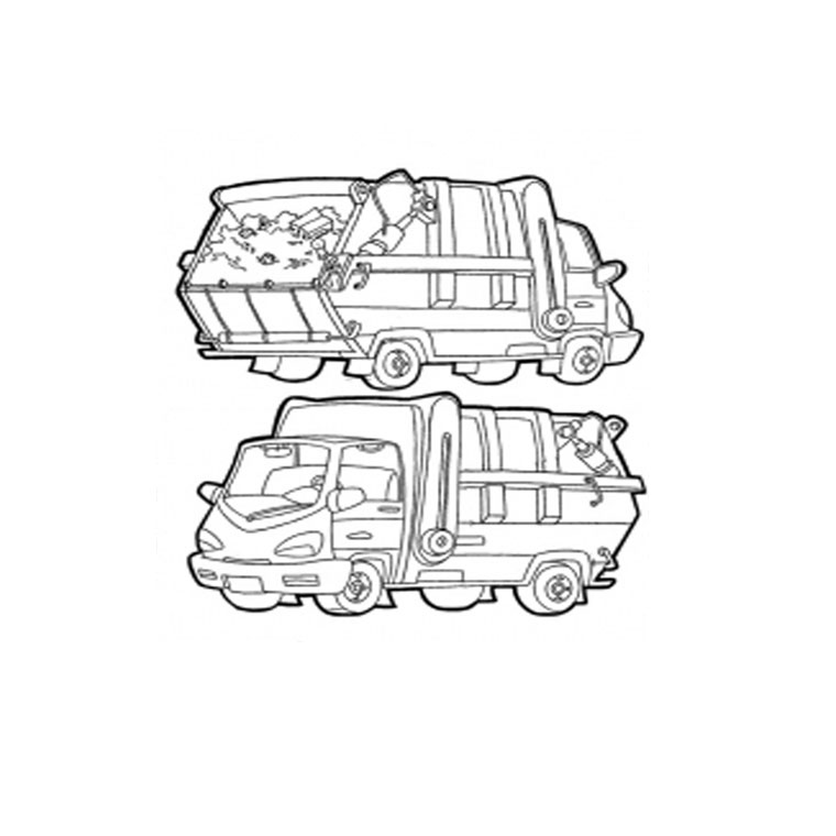 ぬりえページ: トラック (交通機関) #135646 - 無料の印刷可能なぬりえページ