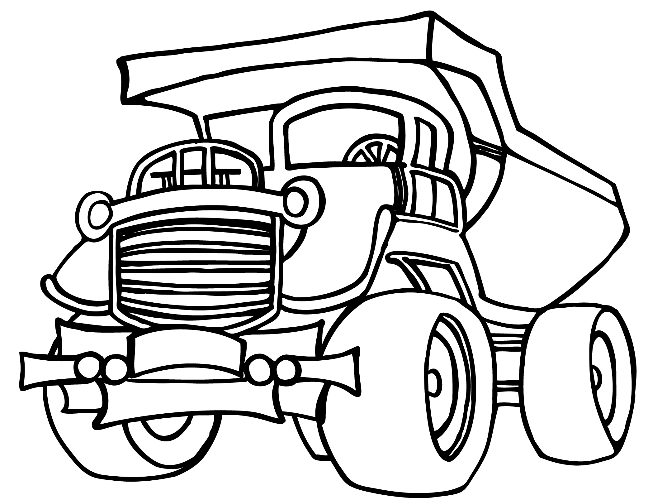 ぬりえページ: トラック (交通機関) #135649 - 無料の印刷可能なぬりえページ