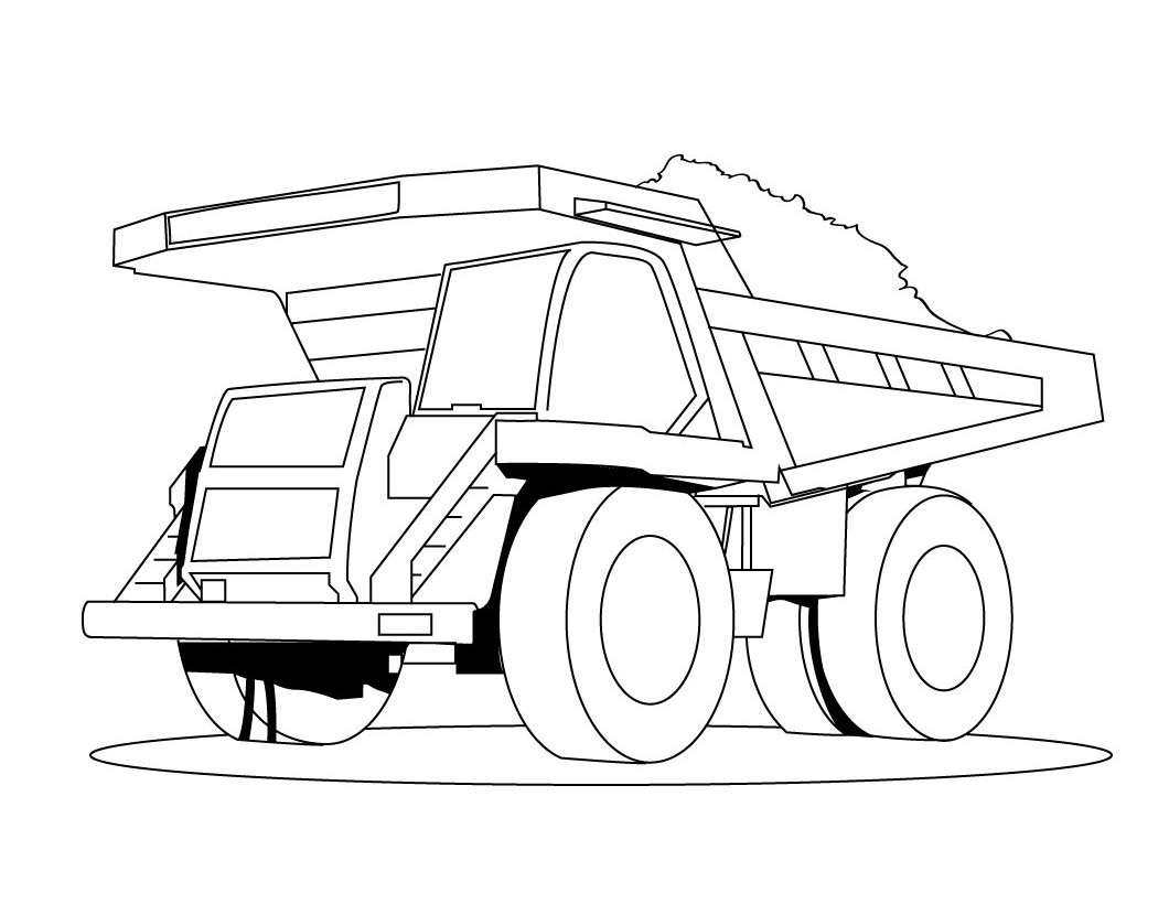 ぬりえページ: トラック (交通機関) #135677 - 無料の印刷可能なぬりえページ