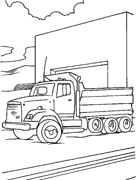 ぬりえページ: トラック (交通機関) #135679 - 無料の印刷可能なぬりえページ