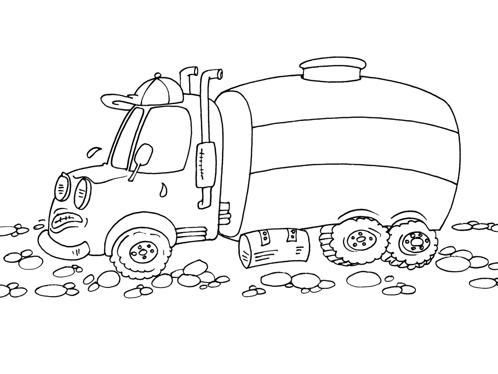 ぬりえページ: トラック (交通機関) #135704 - 無料の印刷可能なぬりえページ
