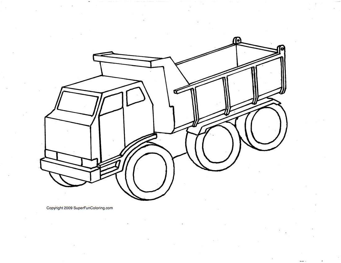 ぬりえページ: トラック (交通機関) #135710 - 無料の印刷可能なぬりえページ