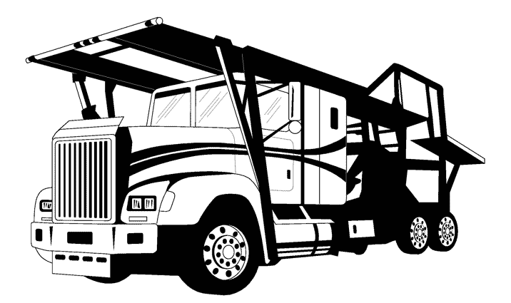 ぬりえページ: トラック (交通機関) #135723 - 無料の印刷可能なぬりえページ