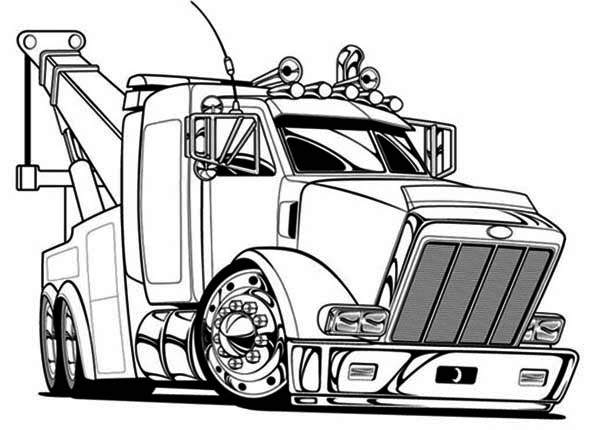 ぬりえページ: トラック (交通機関) #135729 - 無料の印刷可能なぬりえページ
