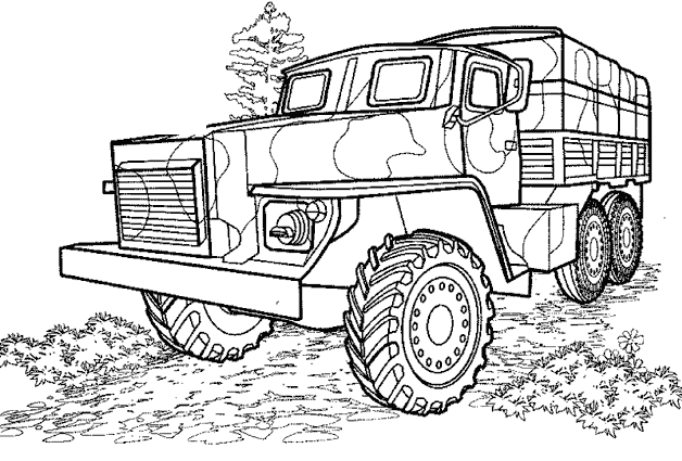 ぬりえページ: トラック (交通機関) #135735 - 無料の印刷可能なぬりえページ