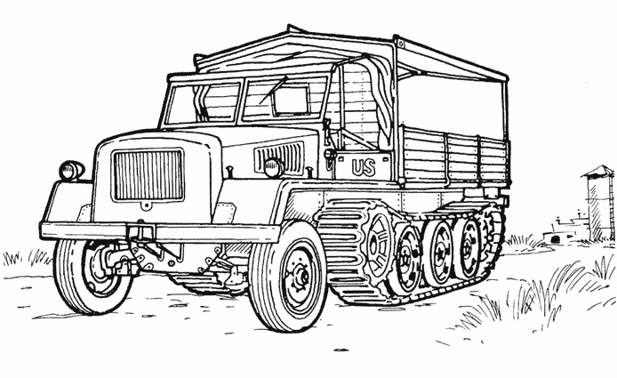 ぬりえページ: トラック (交通機関) #135754 - 無料の印刷可能なぬりえページ