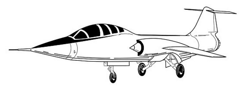 ぬりえページ: 軍用機 (交通機関) #141074 - 無料の印刷可能なぬりえページ