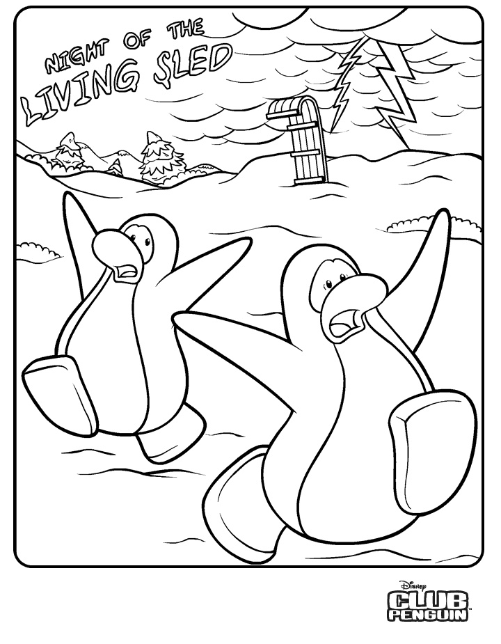 ぬりえページ: クラブペンギン (ビデオゲーム) #170296 - 無料の印刷可能なぬりえページ
