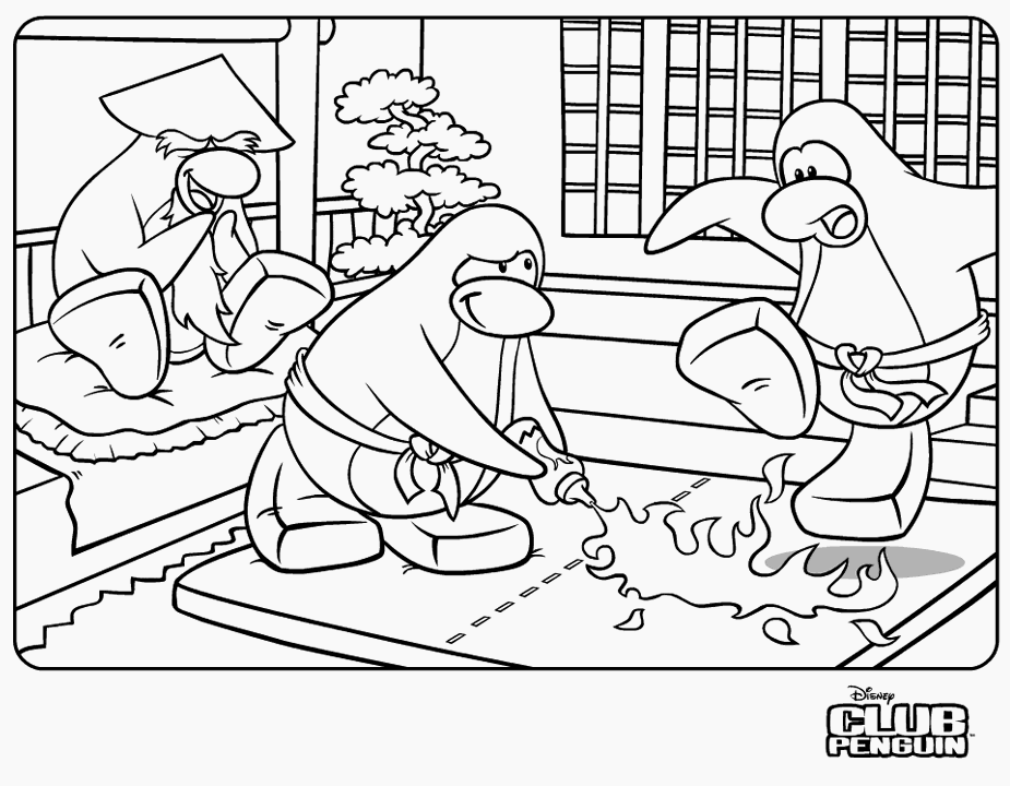 ぬりえページ: クラブペンギン (ビデオゲーム) #170308 - 無料の印刷可能なぬりえページ