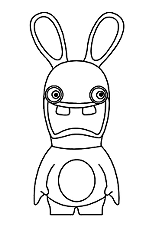 ぬりえページ: ウサギ (ビデオゲーム) #114737 - 無料の印刷可能なぬりえページ