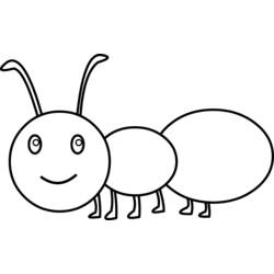 ぬりえページ: 蟻 (動物) #6925 - 無料の印刷可能なぬりえページ