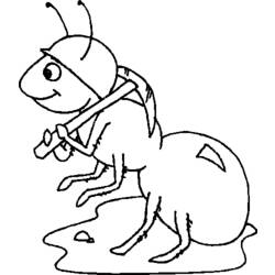 ぬりえページ: 蟻 (動物) #6930 - 無料の印刷可能なぬりえページ