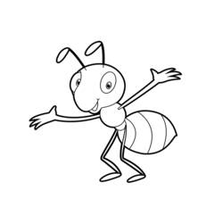 ぬりえページ: 蟻 (動物) #6942 - 無料の印刷可能なぬりえページ